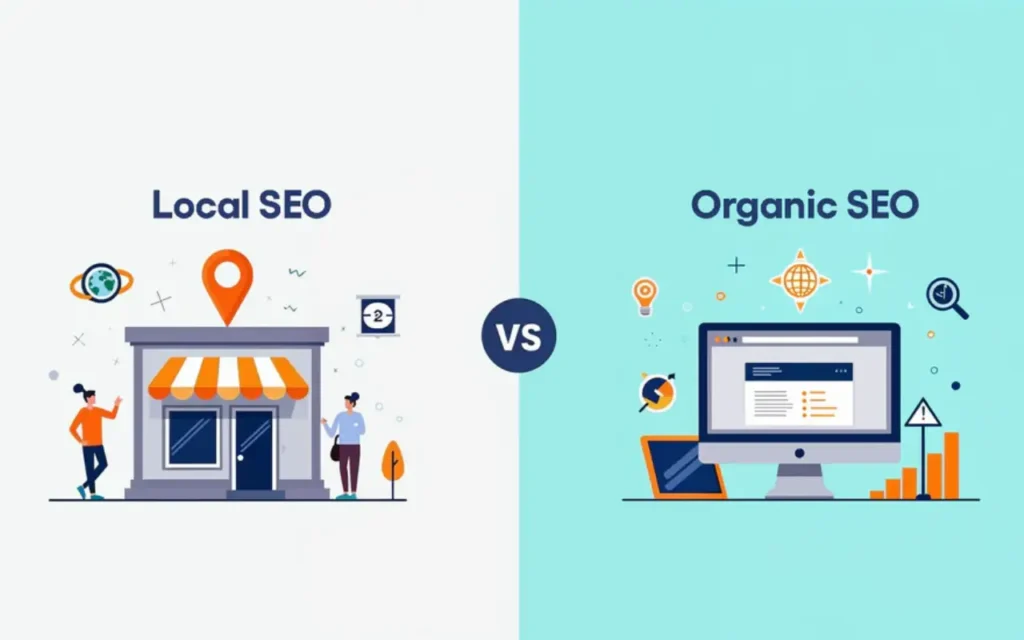 local seo vs organic seo